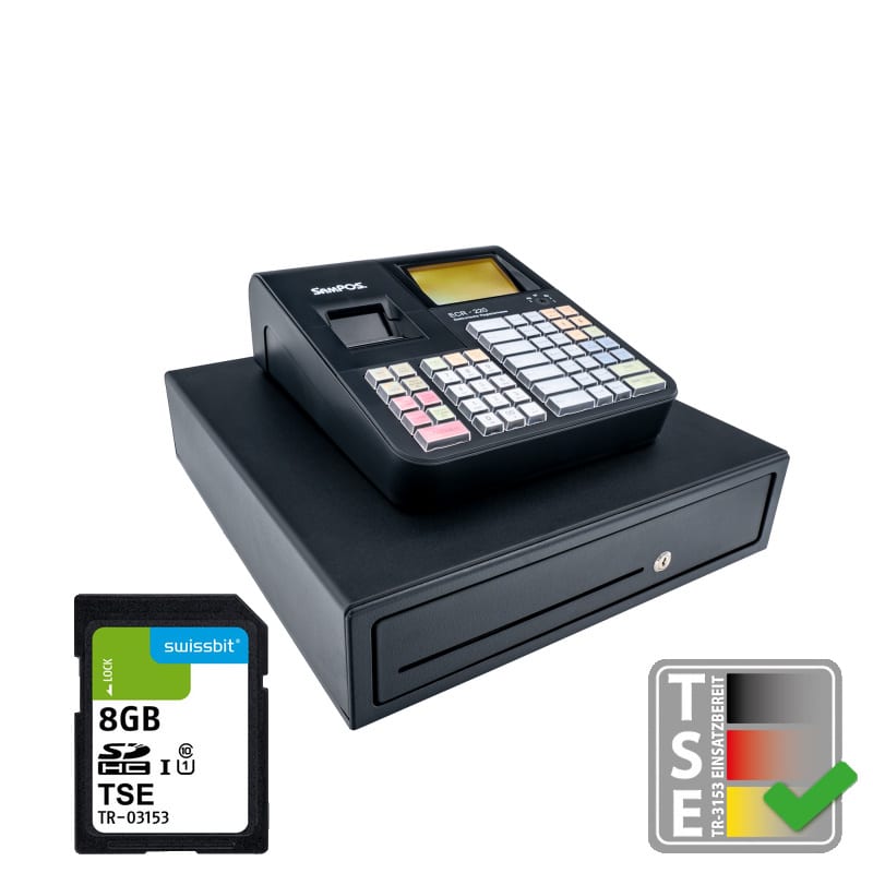 SamPOS ECR-220 Opt. Swissbit TSE SD Karte 5 Jahre - Kassenchef 