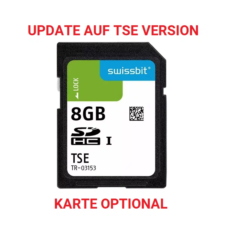 Scheda Micro SD Olympia TSE 8GB Con Licenza 3 Anni | Dispositivo Di Sicurezza Tecnica Per Registratori Di Cassa Olympia CM 941, CM 942, Touch 200